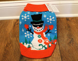 Snowman Holiday Dog Sweater