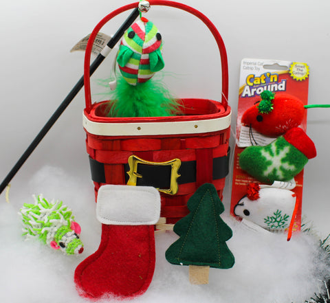 A Purrfect Christmas Basket (Includes a FREE surprise Cat Mom gift!)