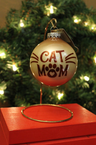 "Cat Mom" Ornament