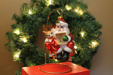 Santa's Carols of Christmas Ornament