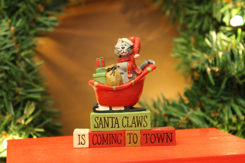 Santa Claws Figurine